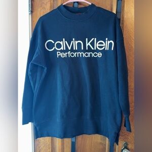 Calvin Klein Performance Women’s Black Oversized Crewneck Sweater